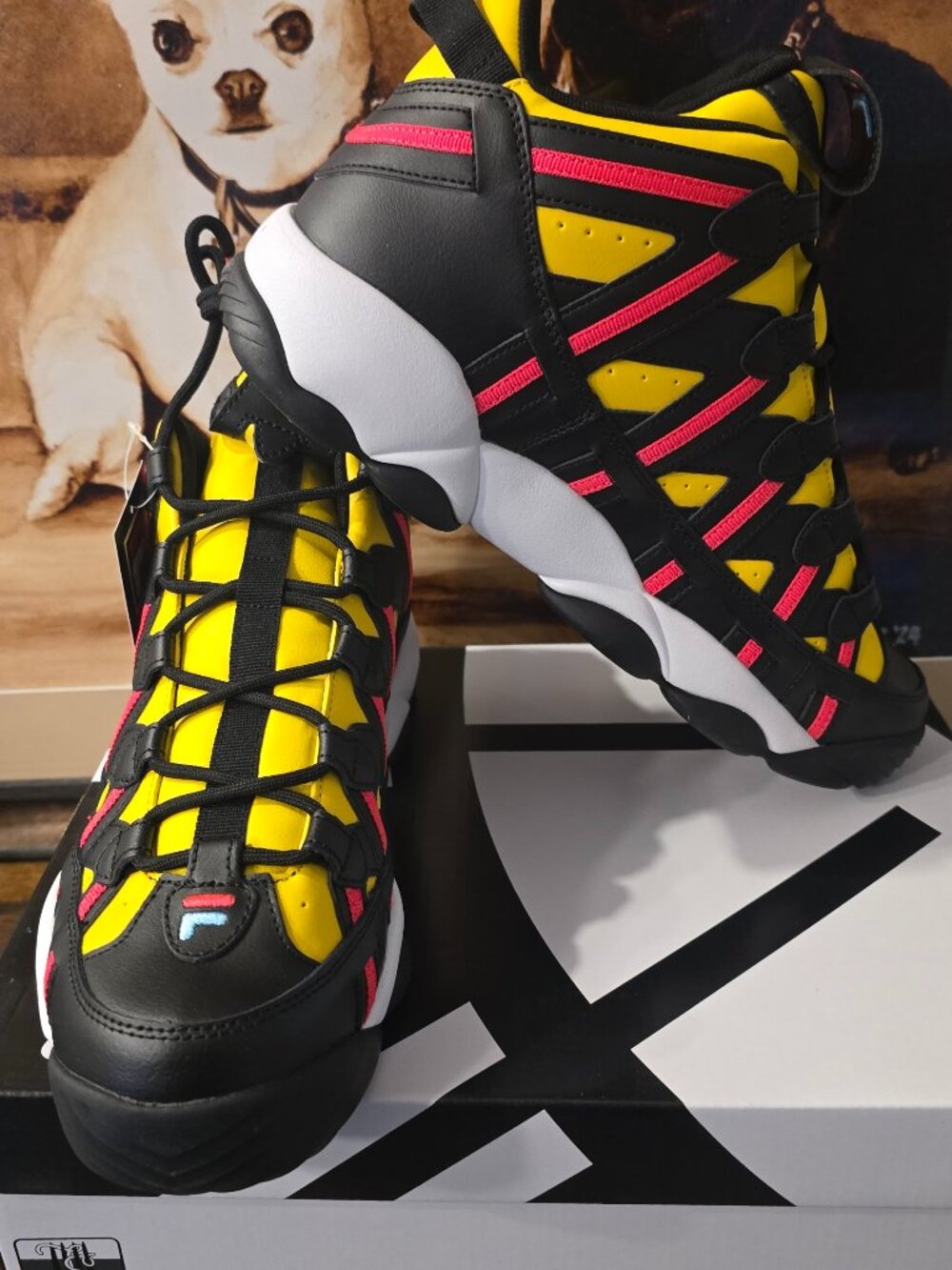 FILA - Men's Stackhouse Spaghetti Shoes 1BM01793 708 Basketball Mens Sz 12 NEW